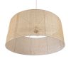 GLOBOSTAR® YOTTO 01823 Boho Κρεμαστό Φωτιστικό Οροφής με Ντουί 3 x E27 AC 220-240V IP20 - Μπεζ - Μ90 x Π90 x Υ40cm