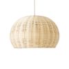GLOBOSTAR® RAITO 01824 Boho Κρεμαστό Φωτιστικό Οροφής με Ντουί 1 x E27 AC 220-240V IP20 - Μπεζ - Μ40 x Π40 x Υ25cm