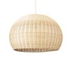 GLOBOSTAR® RAITO 01825 Boho Κρεμαστό Φωτιστικό Οροφής με Ντουί 1 x E27 AC 220-240V IP20 - Μπεζ - Μ60 x Π60 x Υ40cm