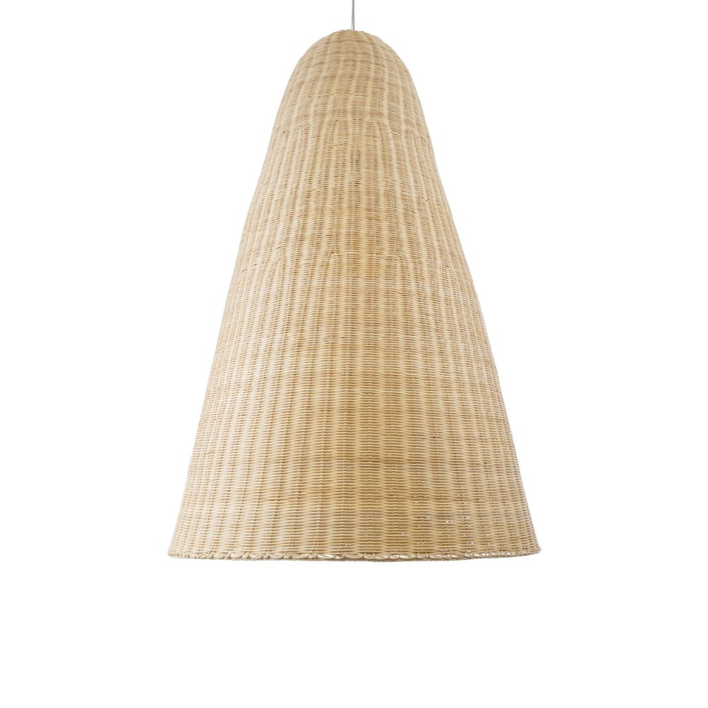 GLOBOSTAR® MAHANA 01827 Boho Κρεμαστό Φωτιστικό Οροφής με Ντουί 1 x E27 AC 220-240V IP20 - Μπεζ - Μ80 x Π80 x Υ130cm