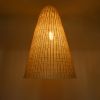 GLOBOSTAR® MAHANA 01827 Boho Κρεμαστό Φωτιστικό Οροφής με Ντουί 1 x E27 AC 220-240V IP20 - Μπεζ - Μ80 x Π80 x Υ130cm