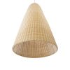 GLOBOSTAR® MAHANA 01827 Boho Κρεμαστό Φωτιστικό Οροφής με Ντουί 1 x E27 AC 220-240V IP20 - Μπεζ - Μ80 x Π80 x Υ130cm