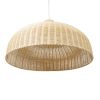GLOBOSTAR® AFURU 01829 Boho Κρεμαστό Φωτιστικό Οροφής με Ντουί 1 x E27 AC 220-240V IP20 - Μπεζ - Μ100 x Π100 x Υ60cm