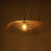 GLOBOSTAR® MELEMELE 01841 Boho Κρεμαστό Φωτιστικό Οροφής με Ντουί 1 x E27 AC 220-240V IP20 - Μπεζ - Μ75 x Π75 x Υ10cm