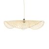GLOBOSTAR® MELEMELE 01841 Boho Κρεμαστό Φωτιστικό Οροφής με Ντουί 1 x E27 AC 220-240V IP20 - Μπεζ - Μ75 x Π75 x Υ10cm