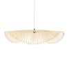 GLOBOSTAR® MELEMELE 01842 Boho Κρεμαστό Φωτιστικό Οροφής με Ντουί 1 x E27 AC 220-240V IP20 - Μπεζ - Μ100 x Π100 x Υ12cm