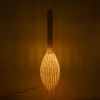 GLOBOSTAR® PARADIS 01845 Boho Επιδαπέδιο Φωτιστικό με Ντουί 1 x E27 AC 220-240V IP20 - Μπεζ - Μ40 x Π40 x Υ150cm
