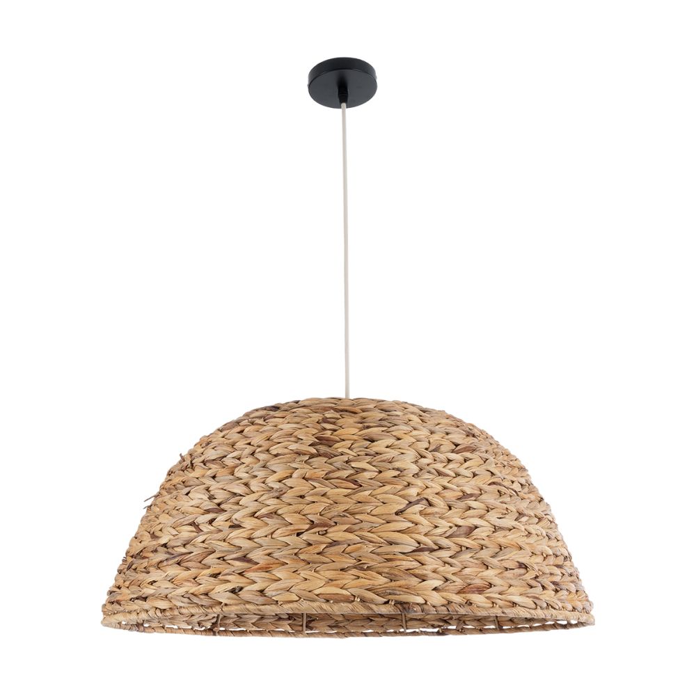 GLOBOSTAR® MANGATA 01847 Boho Κρεμαστό Φωτιστικό Οροφής με Ντουί 1 x E27 AC 220-240V IP20 - Μπεζ - Μ60 x Π60 x Υ28cm