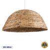 GLOBOSTAR® MANGATA 01848 Boho Κρεμαστό Φωτιστικό Οροφής με Ντουί 1 x E27 AC 220-240V IP20 - Καφέ - Μ90 x Π90 x Υ40cm