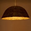 GLOBOSTAR® MANGATA 01848 Boho Κρεμαστό Φωτιστικό Οροφής με Ντουί 1 x E27 AC 220-240V IP20 - Καφέ - Μ90 x Π90 x Υ40cm