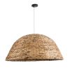 GLOBOSTAR® MANGATA 01848 Boho Κρεμαστό Φωτιστικό Οροφής με Ντουί 1 x E27 AC 220-240V IP20 - Καφέ - Μ90 x Π90 x Υ40cm