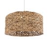 GLOBOSTAR® MANGATA 01849 Boho Κρεμαστό Φωτιστικό Οροφής με Ντουί 1 x E27 AC 220-240V IP20 - Καφέ - Μ60 x Π60 x Υ28cm