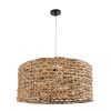 GLOBOSTAR® MANGATA 01849 Boho Κρεμαστό Φωτιστικό Οροφής με Ντουί 1 x E27 AC 220-240V IP20 - Καφέ - Μ60 x Π60 x Υ28cm