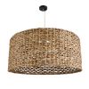 GLOBOSTAR® MANGATA 01850 Boho Κρεμαστό Φωτιστικό Οροφής με Ντουί 1 x E27 AC 220-240V IP20 - Καφέ - Μ90 x Π90 x Υ40cm