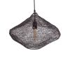 GLOBOSTAR® KENTUCKY 01863 Vintage Κρεμαστό Φωτιστικό Οροφής με Ντουί 1 x E27 AC 220-240V IP20 - Καφέ - Μ40 x Π40 x Υ30cm