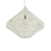 GLOBOSTAR® KENTUCKY 01865 Vintage Κρεμαστό Φωτιστικό Οροφής με Ντουί 1 x E27 AC 220-240V IP20 - Μπεζ - Μ60 x Π60 x Υ50cm