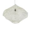 GLOBOSTAR® KENTUCKY 01865 Vintage Κρεμαστό Φωτιστικό Οροφής με Ντουί 1 x E27 AC 220-240V IP20 - Μπεζ - Μ60 x Π60 x Υ50cm