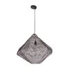 GLOBOSTAR® KENTUCKY 01867 Vintage Κρεμαστό Φωτιστικό Οροφής με Ντουί 1 x E27 AC 220-240V IP20 - Καφέ - Μ60 x Π60 x Υ50cm