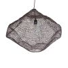 GLOBOSTAR® KENTUCKY 01867 Vintage Κρεμαστό Φωτιστικό Οροφής με Ντουί 1 x E27 AC 220-240V IP20 - Καφέ - Μ60 x Π60 x Υ50cm