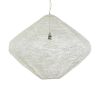 GLOBOSTAR® KENTUCKY 01868 Vintage Κρεμαστό Φωτιστικό Οροφής με Ντουί 1 x E27 AC 220-240V IP20 - Μπεζ - Μ90 x Π90 x Υ70cm