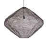 GLOBOSTAR® KENTUCKY 01869 Vintage Κρεμαστό Φωτιστικό Οροφής με Ντουί 1 x E27 AC 220-240V IP20 - Καφέ - Μ90 x Π90 x Υ70cm