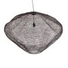 GLOBOSTAR® KENTUCKY 01869 Vintage Κρεμαστό Φωτιστικό Οροφής με Ντουί 1 x E27 AC 220-240V IP20 - Καφέ - Μ90 x Π90 x Υ70cm