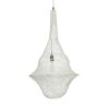 GLOBOSTAR® KENTUCKY 01874 Vintage Κρεμαστό Φωτιστικό Οροφής με Ντουί 1 x E27 AC 220-240V IP20 - Μπεζ - Μ50 x Π50 x Υ90cm