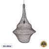 GLOBOSTAR® KENTUCKY 01875 Vintage Κρεμαστό Φωτιστικό Οροφής με Ντουί 1 x E27 AC 220-240V IP20 - Καφέ - Μ50 x Π50 x Υ90cm