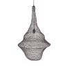 GLOBOSTAR® KENTUCKY 01875 Vintage Κρεμαστό Φωτιστικό Οροφής με Ντουί 1 x E27 AC 220-240V IP20 - Καφέ - Μ50 x Π50 x Υ90cm