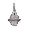 GLOBOSTAR® KENTUCKY 01875 Vintage Κρεμαστό Φωτιστικό Οροφής με Ντουί 1 x E27 AC 220-240V IP20 - Καφέ - Μ50 x Π50 x Υ90cm
