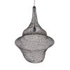 GLOBOSTAR® KENTUCKY 01875 Vintage Κρεμαστό Φωτιστικό Οροφής με Ντουί 1 x E27 AC 220-240V IP20 - Καφέ - Μ50 x Π50 x Υ90cm