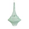 GLOBOSTAR® KENTUCKY 01879 Vintage Κρεμαστό Φωτιστικό Οροφής με Ντουί 1 x E27 AC 220-240V IP20 - Τιρκουάζ - Μ80 x Π80 x Υ140cm