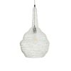 GLOBOSTAR® KENTUCKY 01880 Vintage Κρεμαστό Φωτιστικό Οροφής με Ντουί 1 x E27 AC 220-240V IP20 - Μπεζ - Μ30 x Π30 x Υ50cm