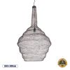 GLOBOSTAR® KENTUCKY 01884 Vintage Κρεμαστό Φωτιστικό Οροφής με Ντουί 1 x E27 AC 220-240V IP20 - Καφέ - Μ60 x Π60 x Υ90cm