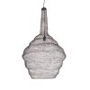 GLOBOSTAR® KENTUCKY 01884 Vintage Κρεμαστό Φωτιστικό Οροφής με Ντουί 1 x E27 AC 220-240V IP20 - Καφέ - Μ60 x Π60 x Υ90cm