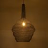 GLOBOSTAR® KENTUCKY 01884 Vintage Κρεμαστό Φωτιστικό Οροφής με Ντουί 1 x E27 AC 220-240V IP20 - Καφέ - Μ60 x Π60 x Υ90cm