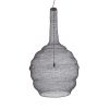 GLOBOSTAR® KENTUCKY 01887 Vintage Κρεμαστό Φωτιστικό Οροφής με Ντουί 1 x E27 AC 220-240V IP20 - Καφέ - Μ90 x Π90 x Υ150cm