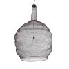 GLOBOSTAR® KENTUCKY 01887 Vintage Κρεμαστό Φωτιστικό Οροφής με Ντουί 1 x E27 AC 220-240V IP20 - Καφέ - Μ90 x Π90 x Υ150cm