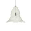 GLOBOSTAR® KENTUCKY 01889 Vintage Κρεμαστό Φωτιστικό Οροφής με Ντουί 1 x E27 AC 220-240V IP20 - Λευκό - Μ50 x Π50 x Υ48cm