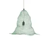GLOBOSTAR® KENTUCKY 01891 Vintage Κρεμαστό Φωτιστικό Οροφής με Ντουί 1 x E27 AC 220-240V IP20 - Τιρκουάζ - Μ50 x Π50 x Υ48cm
