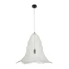 GLOBOSTAR® KENTUCKY 01892 Vintage Κρεμαστό Φωτιστικό Οροφής με Ντουί 1 x E27 AC 220-240V IP20 - Λευκό - Μ60 x Π60 x Υ52cm
