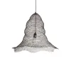 GLOBOSTAR® KENTUCKY 01893 Vintage Κρεμαστό Φωτιστικό Οροφής με Ντουί 1 x E27 AC 220-240V IP20 - Καφέ - Μ60 x Π60 x Υ52cm