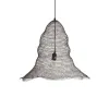 GLOBOSTAR® KENTUCKY 01893 Vintage Κρεμαστό Φωτιστικό Οροφής με Ντουί 1 x E27 AC 220-240V IP20 - Καφέ - Μ60 x Π60 x Υ52cm