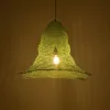 GLOBOSTAR® KENTUCKY 01894 Vintage Κρεμαστό Φωτιστικό Οροφής με Ντουί 1 x E27 AC 220-240V IP20 - Τιρκουάζ - Μ60 x Π60 x Υ52cm