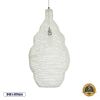 GLOBOSTAR® KENTUCKY 01895 Vintage Κρεμαστό Φωτιστικό Οροφής με Ντουί 1 x E27 AC 220-240V IP20 - Λευκό - Μ40 x Π40 x Υ70cm