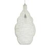 GLOBOSTAR® KENTUCKY 01895 Vintage Κρεμαστό Φωτιστικό Οροφής με Ντουί 1 x E27 AC 220-240V IP20 - Λευκό - Μ40 x Π40 x Υ70cm
