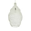 GLOBOSTAR® KENTUCKY 01895 Vintage Κρεμαστό Φωτιστικό Οροφής με Ντουί 1 x E27 AC 220-240V IP20 - Λευκό - Μ40 x Π40 x Υ70cm