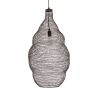 GLOBOSTAR® KENTUCKY 01896 Vintage Κρεμαστό Φωτιστικό Οροφής με Ντουί 1 x E27 AC 220-240V IP20 - Καφέ - Μ40 x Π40 x Υ70cm