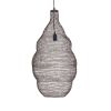 GLOBOSTAR® KENTUCKY 01896 Vintage Κρεμαστό Φωτιστικό Οροφής με Ντουί 1 x E27 AC 220-240V IP20 - Καφέ - Μ40 x Π40 x Υ70cm