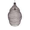 GLOBOSTAR® KENTUCKY 01896 Vintage Κρεμαστό Φωτιστικό Οροφής με Ντουί 1 x E27 AC 220-240V IP20 - Καφέ - Μ40 x Π40 x Υ70cm